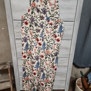 Floral Print Jumpsuit